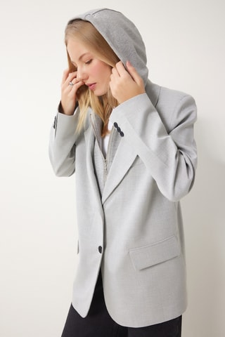 Casaco - Cinzento-claro
