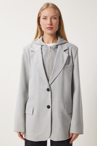 Casaco - Cinzento-claro