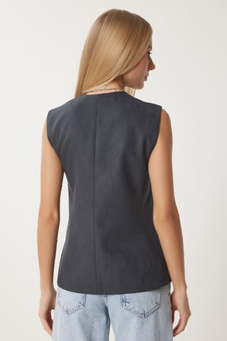 Colete - Cinzento-escuro