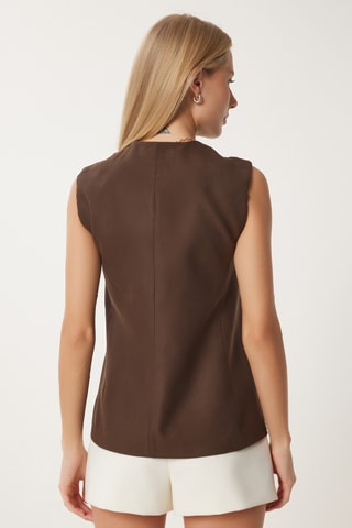 Colete - Castanho-claro