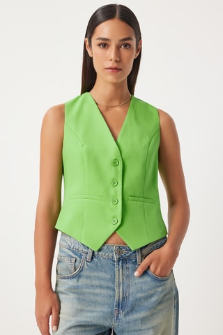 Colete de fato - Verde-claro