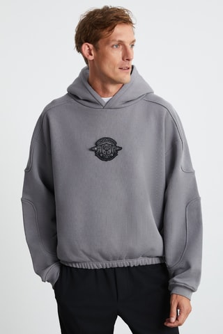 Sweat en coton biologique - Gris clair