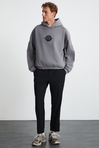 Sweat en coton biologique - Gris clair