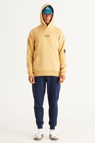 Sweat à capuche - Moutarde