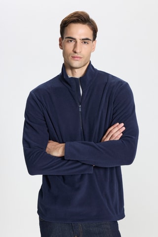 Sweat polaire - Bleu marine