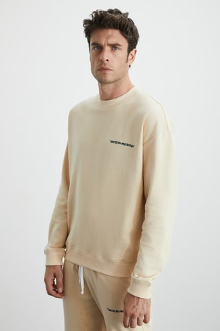 Sweat et jogging regular - Ecru