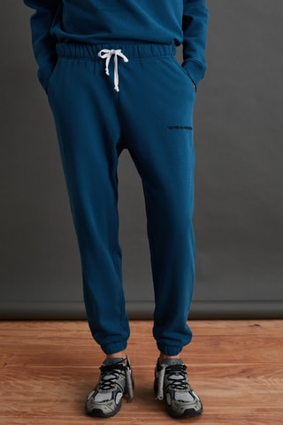 Sweat et pantalon regular - Bleu pétrole