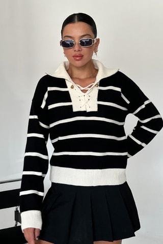 Pull - Noir et blanc