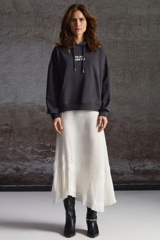 Sweat com capuz - Antracite