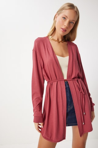 Casaco comprido - Rosa