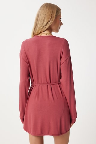 Casaco comprido - Rosa