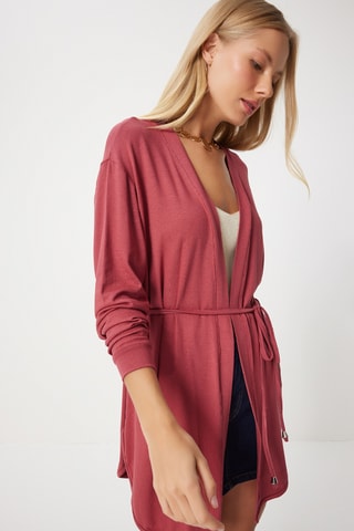 Casaco comprido - Rosa