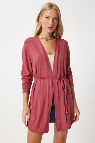 Casaco comprido - Rosa