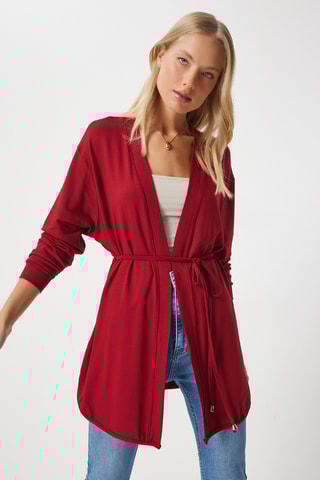 Casaco comprido - Vermelho