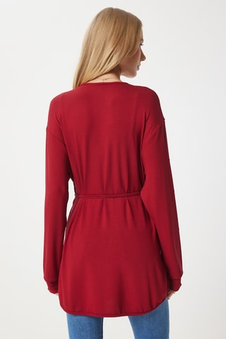 Casaco comprido - Vermelho