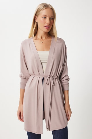 Casaco comprido - Bege