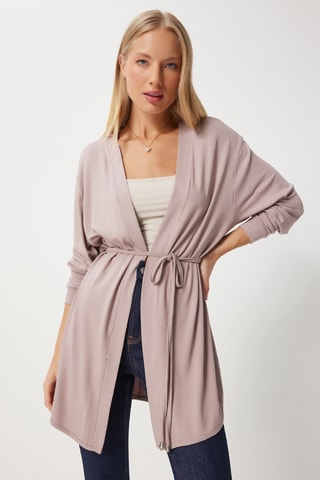 Casaco comprido - Bege