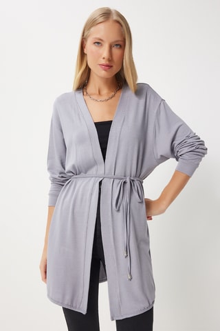 Casaco comprido - Cinzento