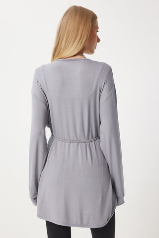 Casaco comprido - Cinzento