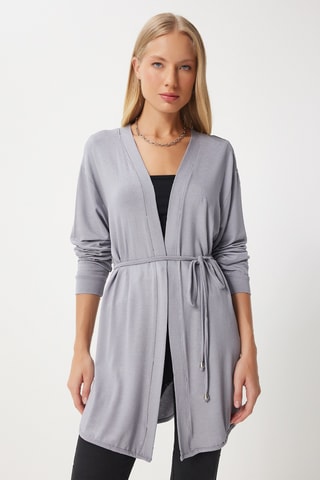 Casaco comprido - Cinzento