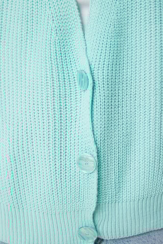 Casaco de malha oversize - Verde-água