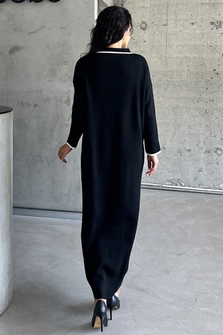 Vestido-polo - Preto