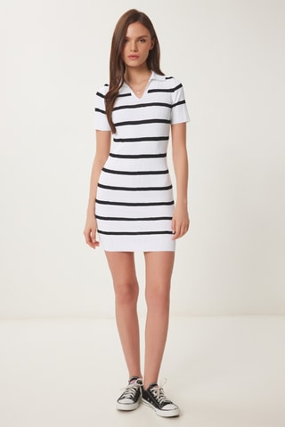 Vestido-polo - Branco