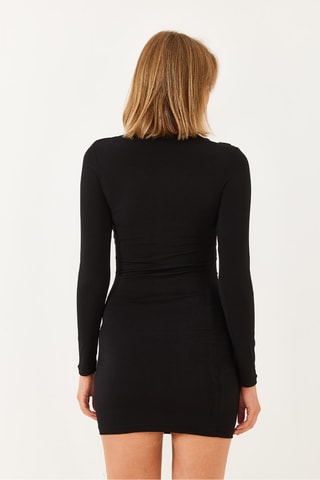 Vestido justo - Preto