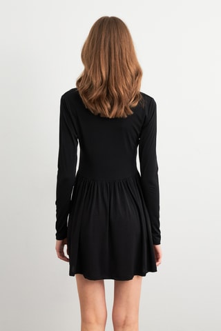 Vestido estilo patinadora - Preto