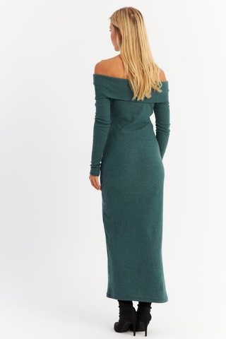 Robe longue - Bleu canard