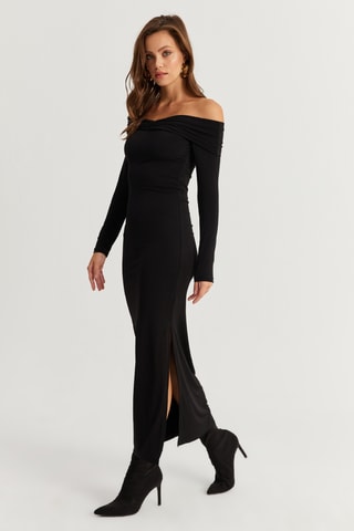 Vestido comprido - Preto