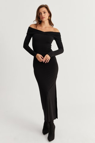 Vestido comprido - Preto