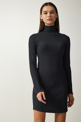 Vestido-camisola - Antracite