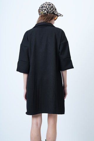 Vestido direito - Preto