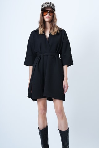Vestido direito - Preto
