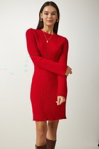 Vestido-camisola - Vermelho