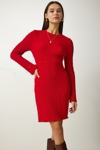 Vestido-camisola - Vermelho