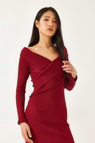 Robe pull - Bordeaux