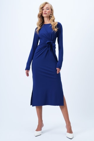 Robe longue - Bleu marine
