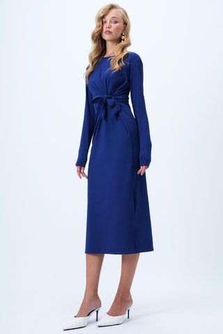 Robe longue - Bleu marine