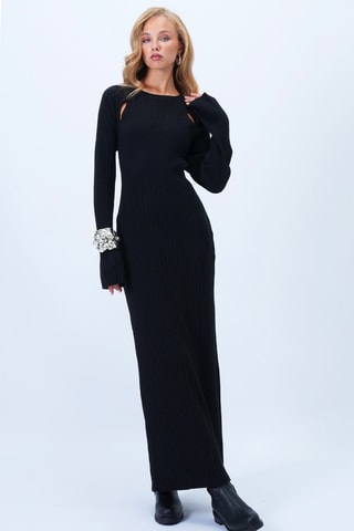 Vestido-camisola - Preto