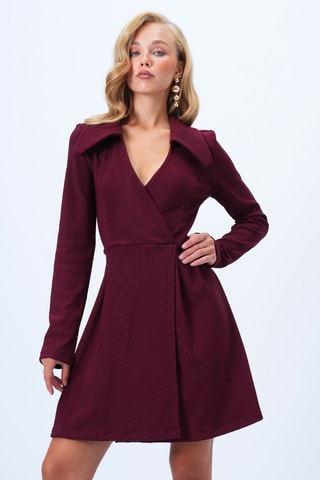 Vestido estilo patinadora - Violeta