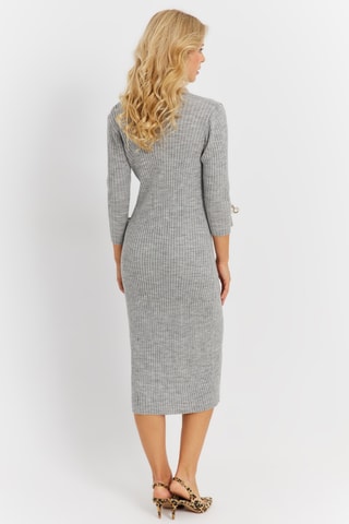 Robe chemise - Gris clair chiné