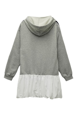 Vestido efeito ilusório - Cinzento-escuro