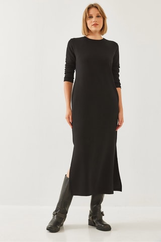 Vestido direito - Preto