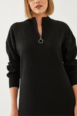 Vestido-camisola - Preto