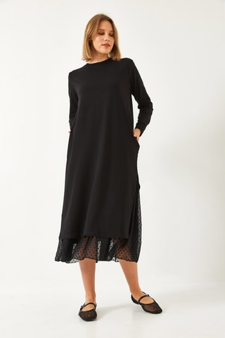 Robe longue - Noir