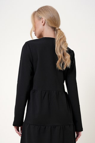 Vestido trapézio - Preto