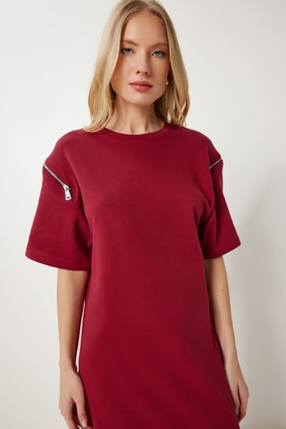 Vestido comprido - Bordô