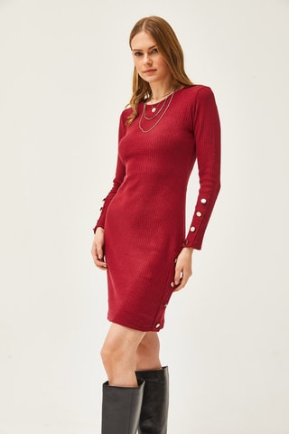 Robe droite - Bordeaux